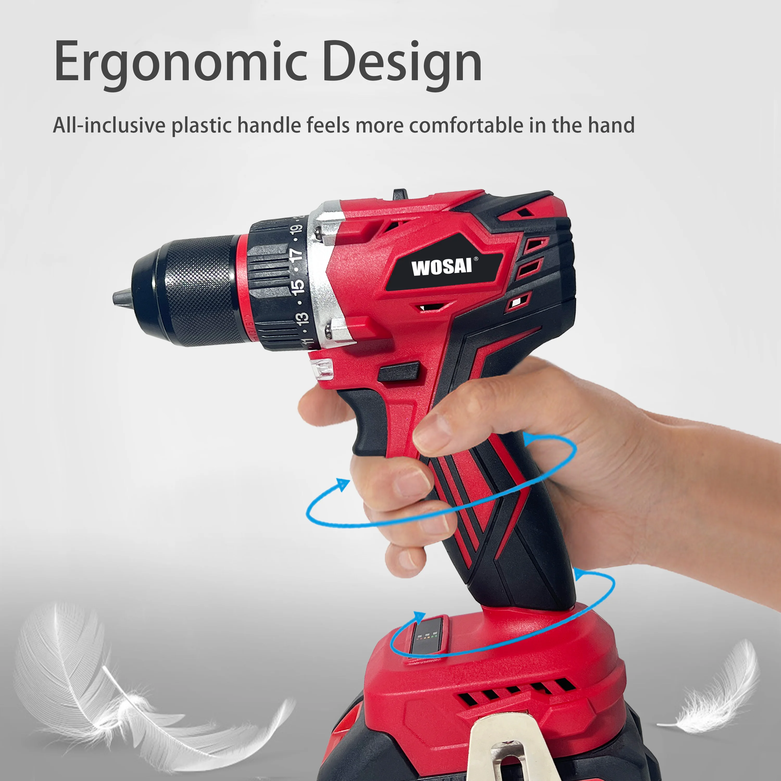 Wosai Power Drills Combo Para Electricistas Electric Drill Reverse