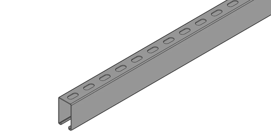 Galvanized Unistrut Channel System for Cable Tray Solar Panel Mounting ...