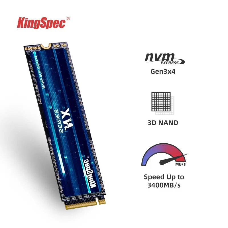 KingSpec Quick Speed M2 Ssd 2280 PCIE 3.0 3400mb/s High Speed