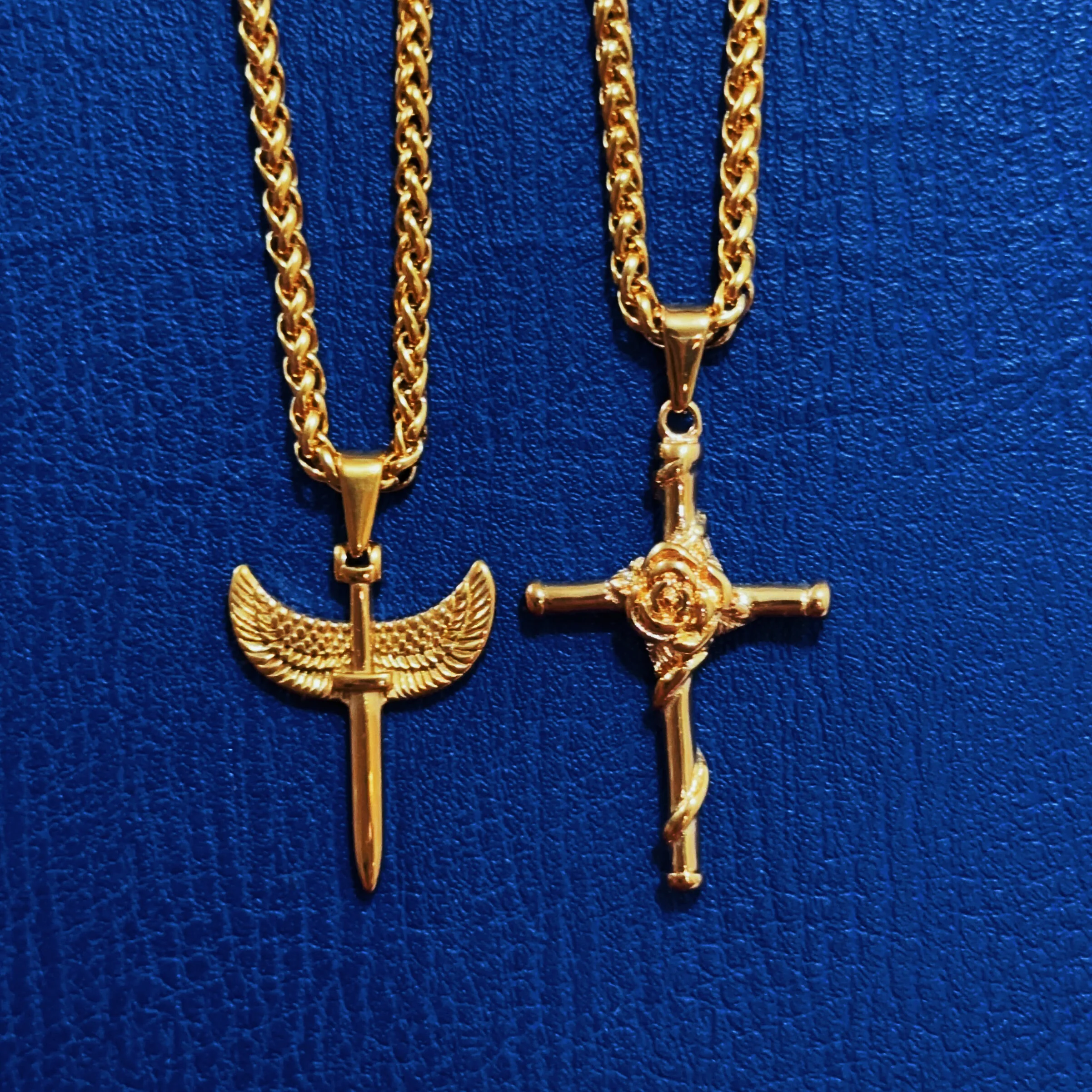 アクセサリー Worlds End Pagan Pendant (Gold) Silver Viking Age Replica Oseberg Ship Pendant - Viking Jewelry