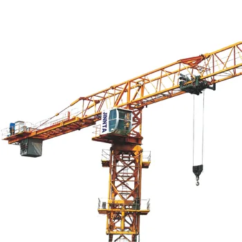 China brand 16 ton model flat-top used tower cranes used construction flat-top tower crane  QTP250(C7528P-16)
