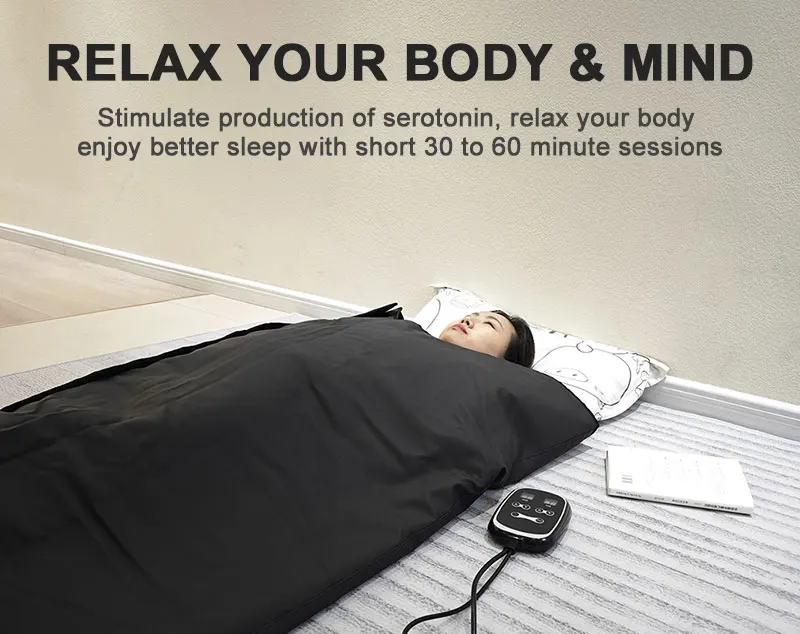 Hot Selling Infrared Sauna Blanket Weight Loss Reviews Low Emf Higher