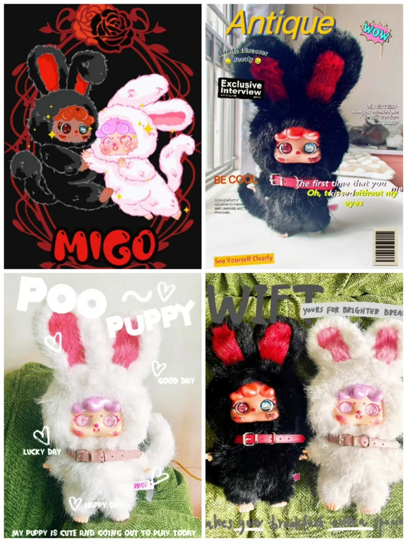 Authentic Baby Three Migo 400% Twin Plush Dolls | Kawaii Anime