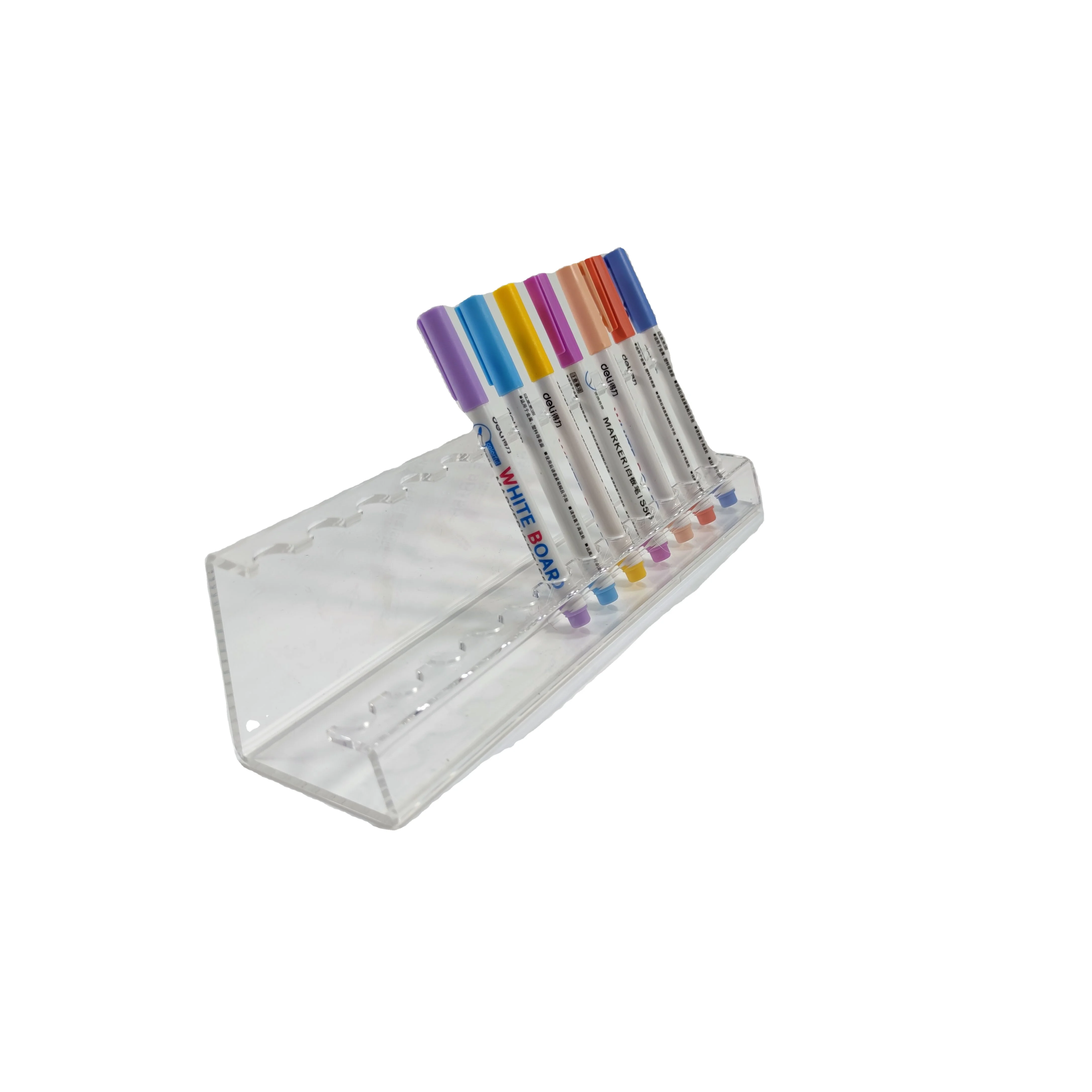yageli wholesale clear acrylic crayon organizer crayon holder