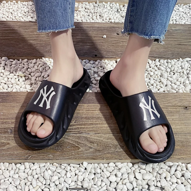 Заводская цена, пляжные тапочки для мужчин, домашние Нескользящие тапочки NY