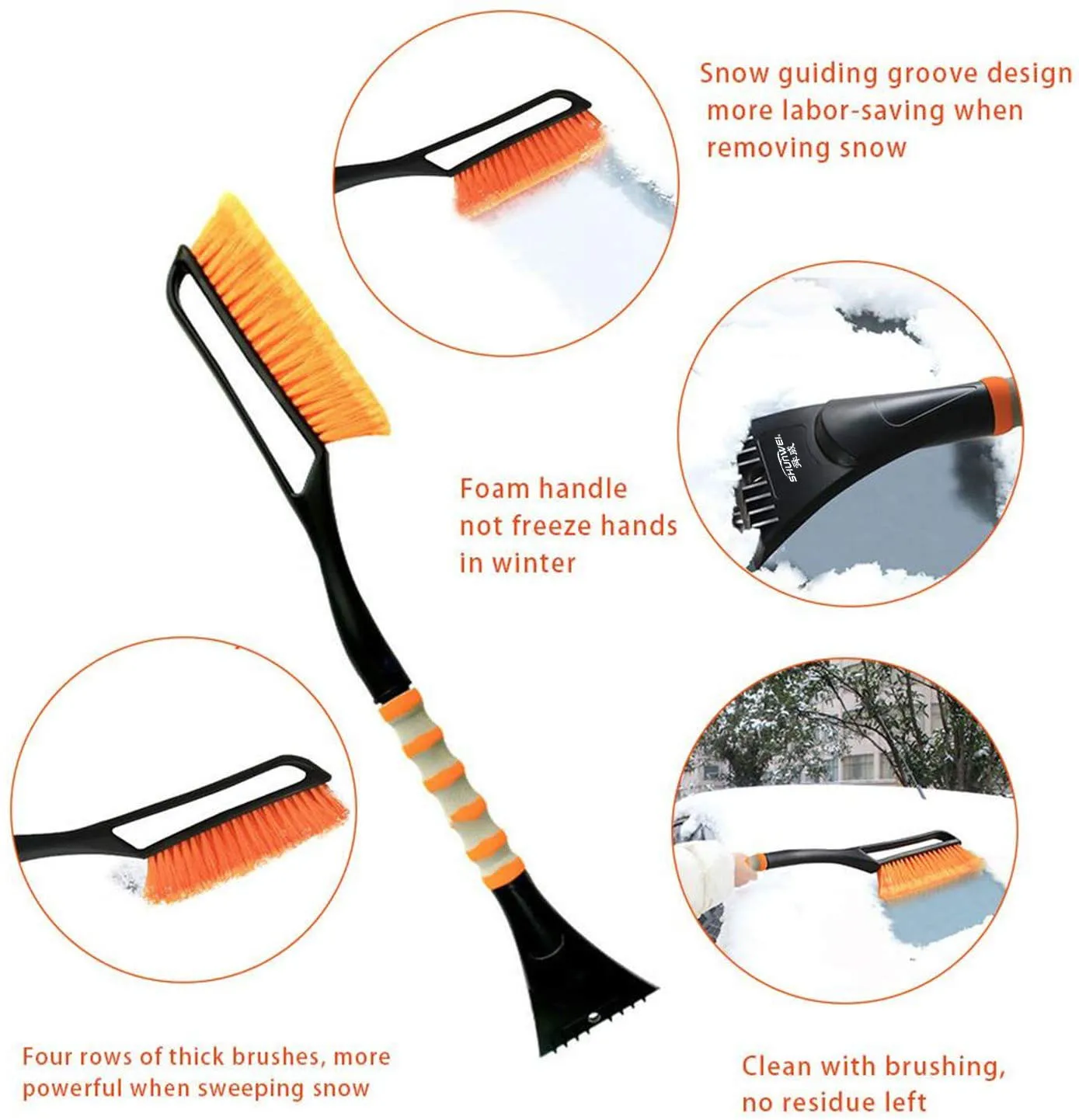 New Cheap Car Detachable Multifunctional Shovel Deicing Sweep Snow