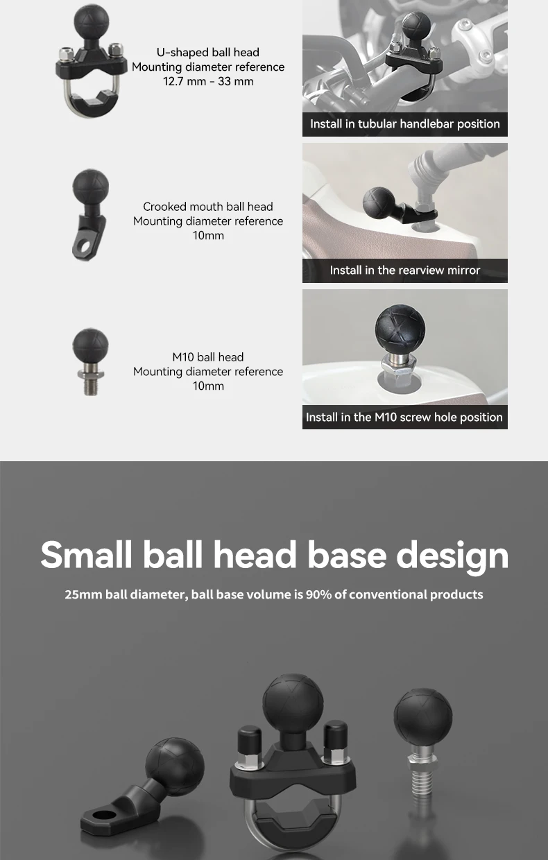 product sumu universal aluminum alloy phone mount holder shock absorbing anti theft screw stability dual port fast charging bicycle-6