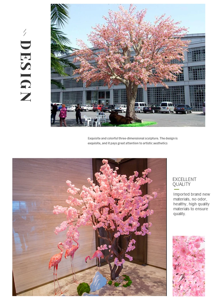 Artificial Cherry Tree Large Fiberglass Cherry Blossom Tree Wedding
