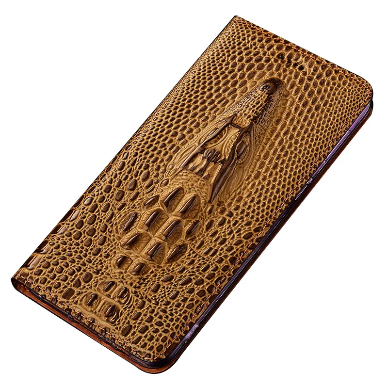 Pure Color High-End Crocodile Leather for Luxury Business Mobile Phone Case For Redmi 12 13 Pro Plus 4G 5G A3 K70 factory