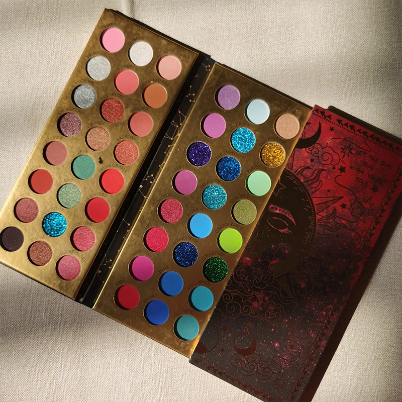 
 96 оттенков, лимон, палитра теней, частная марка, матовые, яркие, Пудровые, водостойкие, легкие, цветные тени для век, оптовая продажа  