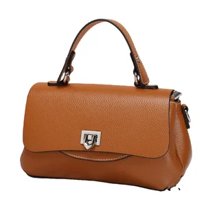 Manufacturer Lady Fashion Luxury Brand Crossbody Bag Genuine Leather Handbag Custom Logo Daily Use Women's Fashion Hand Bag 2026