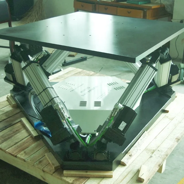 6 Dof Motion Platform Load 500kg Professional Manufacturer High Speed High Electric Drive System 3 Dof 6 Dof Dynamic Platform