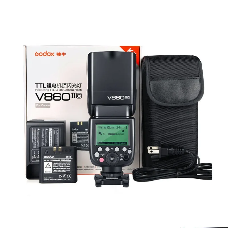 100% Brand New Godox V860II Speedlite Camera Flash for Canon