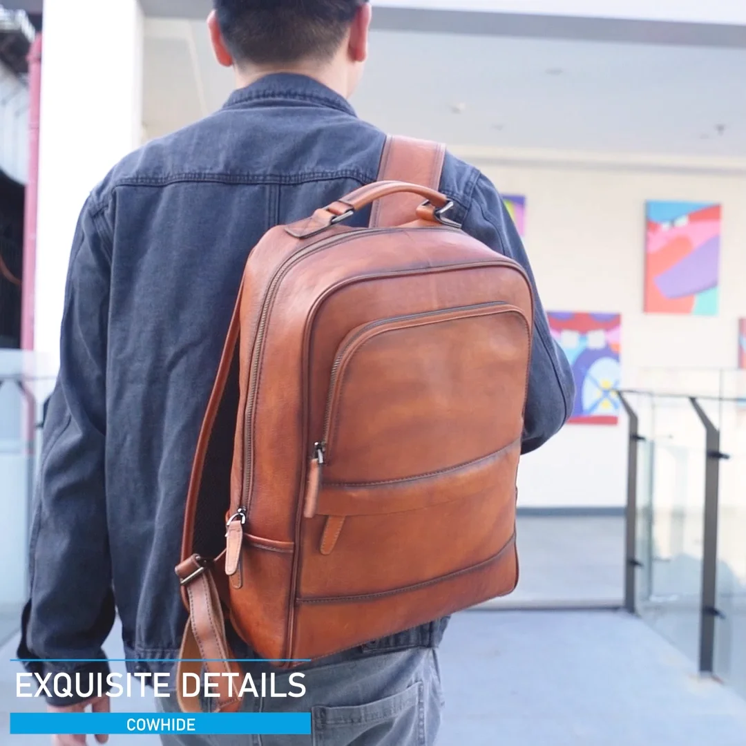 backpack canvas and leather Amazon.com: Lmagice Genuine Leather Canvas waxed Backpack Travel Rucksack  Laptop Bag : Electronics