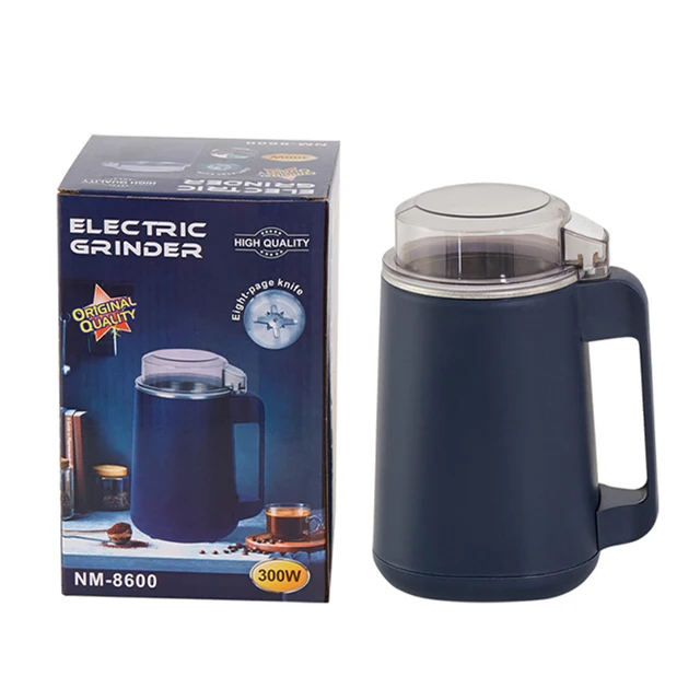 Modern 500W Key Kitchen Impact Blue Blender Commercial Coffee Grinder Metal Bulk