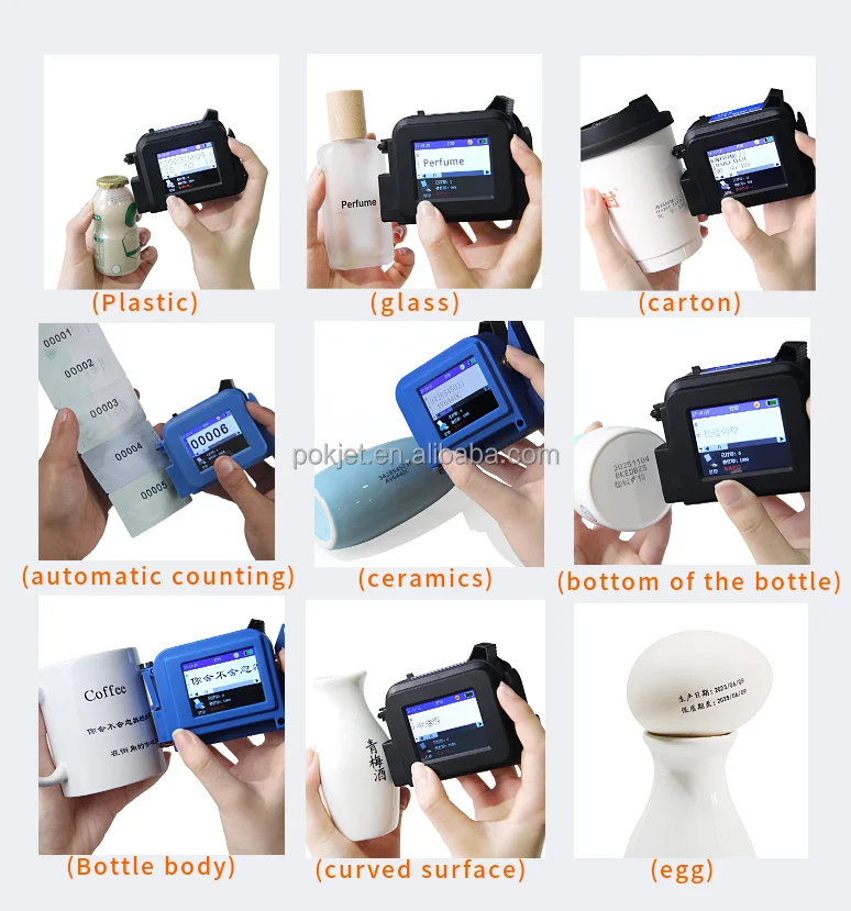 Mini Printer Handheld Inkjet Printer Expiry Date Portable Ink Jet Printer For Box Logo Batch