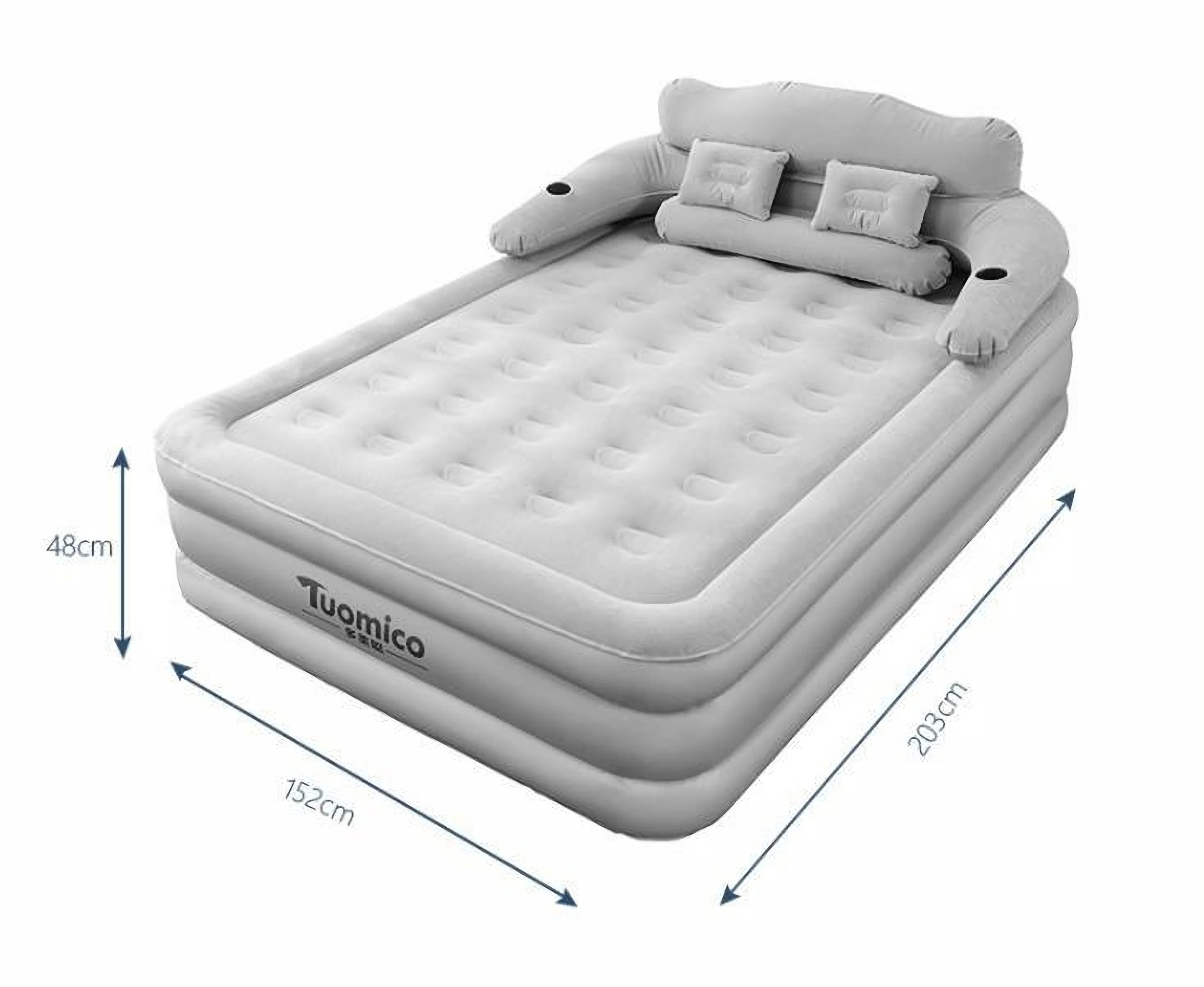 split queen air mattress