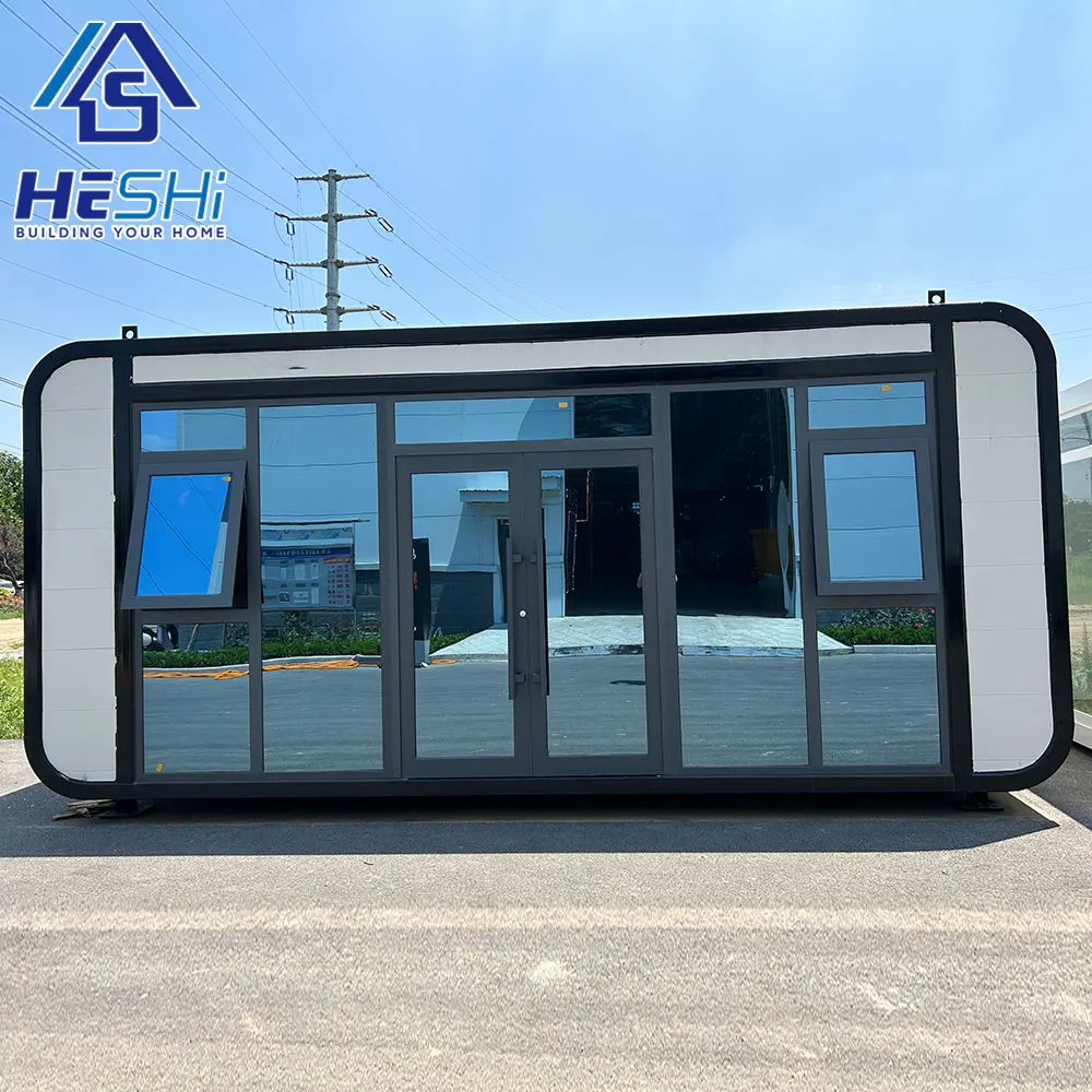 Cheap Prefab Popular Mini Apple Cabin House Quick Build Prefabricated Portable 20Ft 40Ft Office Pod Waterproof Container Home