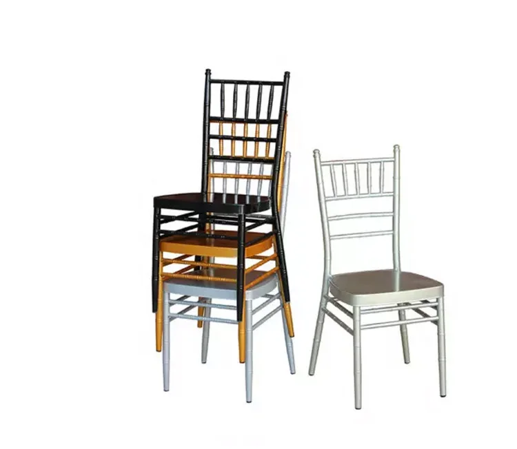 White Gold Banquet Wedding Chiavari Tiffany Chair Rental Chiavari