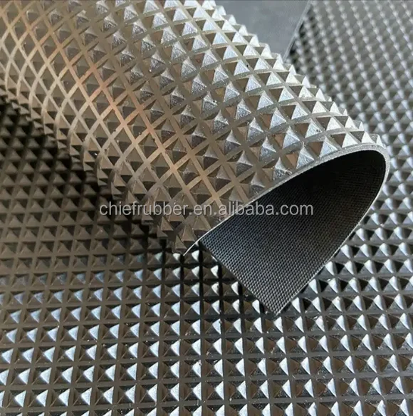 Chief Rubber - Pyramid Pattern Rubber Sheet Roll with Anti slip Function in Factory Price