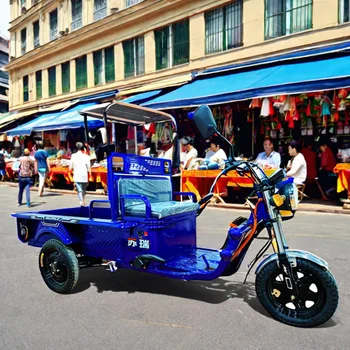 China Supplier 60v Wholesale Cheap Tricycle Cargo Dumper Tricycle Electric 3 Ton Tricycle