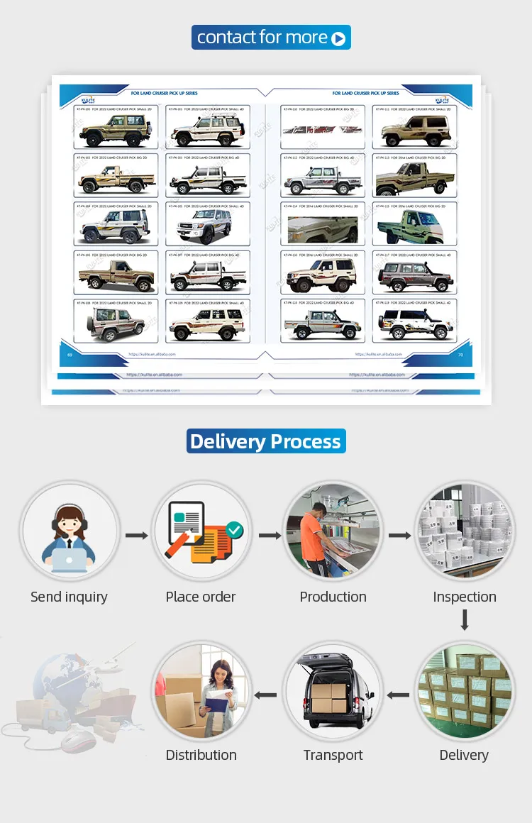 Pickup Accessories Land Cruiser 70 Sticker For Toyota Quarter Sticker ...
