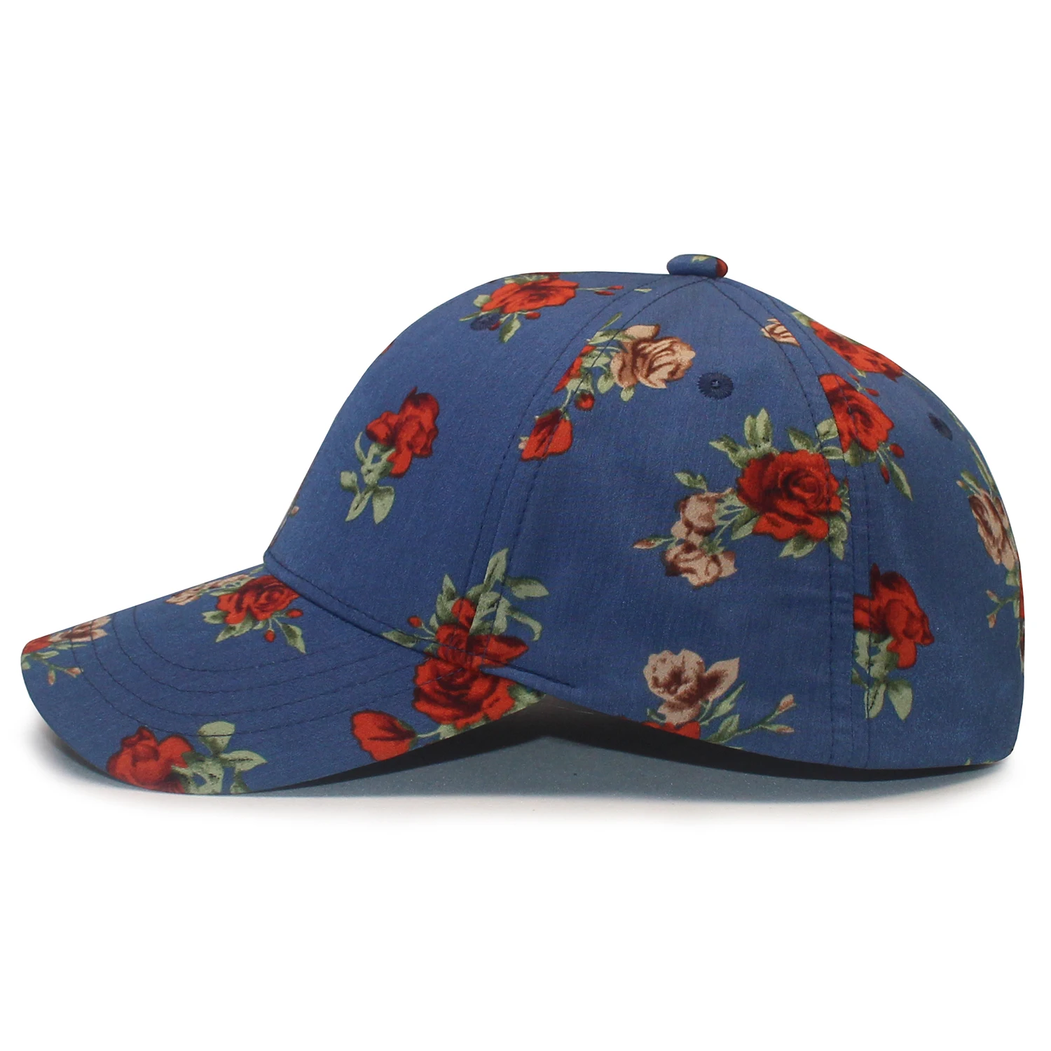 Women Men Unisex Checkered Twill Common 100% Cotton 6-Panel Adjustable Snapback Baseball Cap Four Seasons