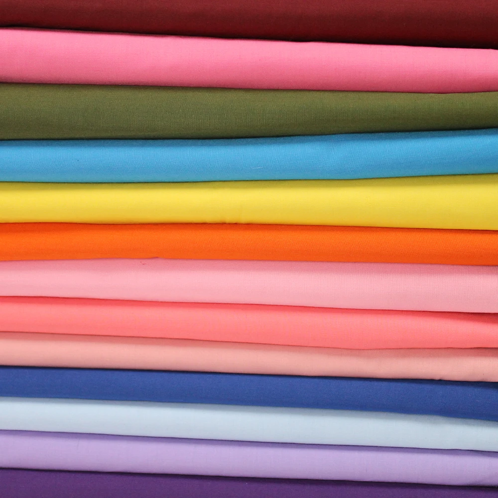 2022 Wholesale Plain Flannel Fabric100gsm T/c Cotton Fabric Poplin For