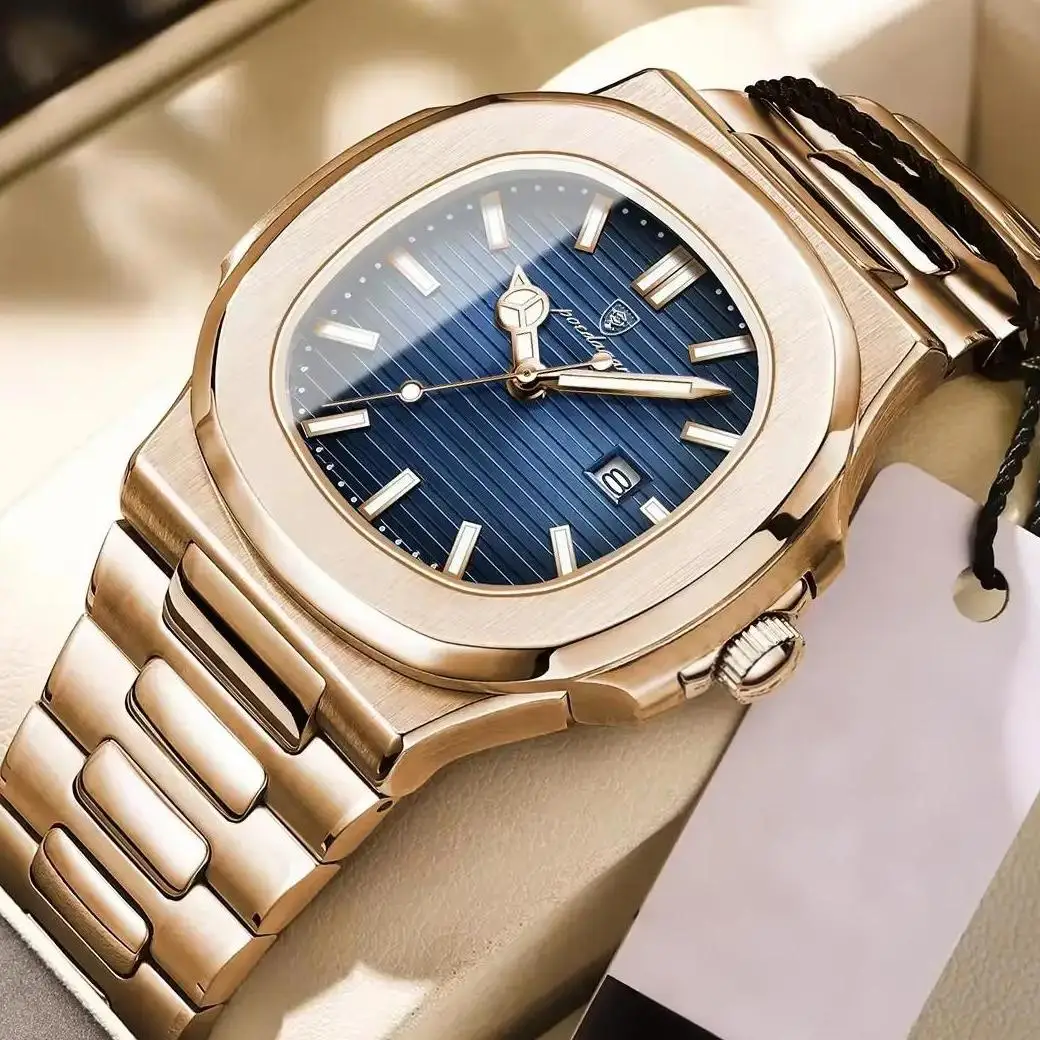 Orologio Uomo Cronografo In Acciaio Inossidabile - Impermeabile 30m, Movimento Al Quarzo, Quadrante 37mm - Scegli Colore Bianco/Blu/Nero - 2