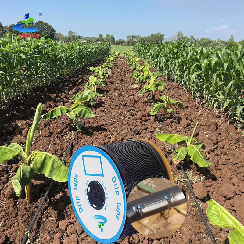 Agricultural Drip Irrigation System 20 Acres Complete Kits Connector Valve Farm 0.2mm 2l/h Uv Drip Tape 16mm