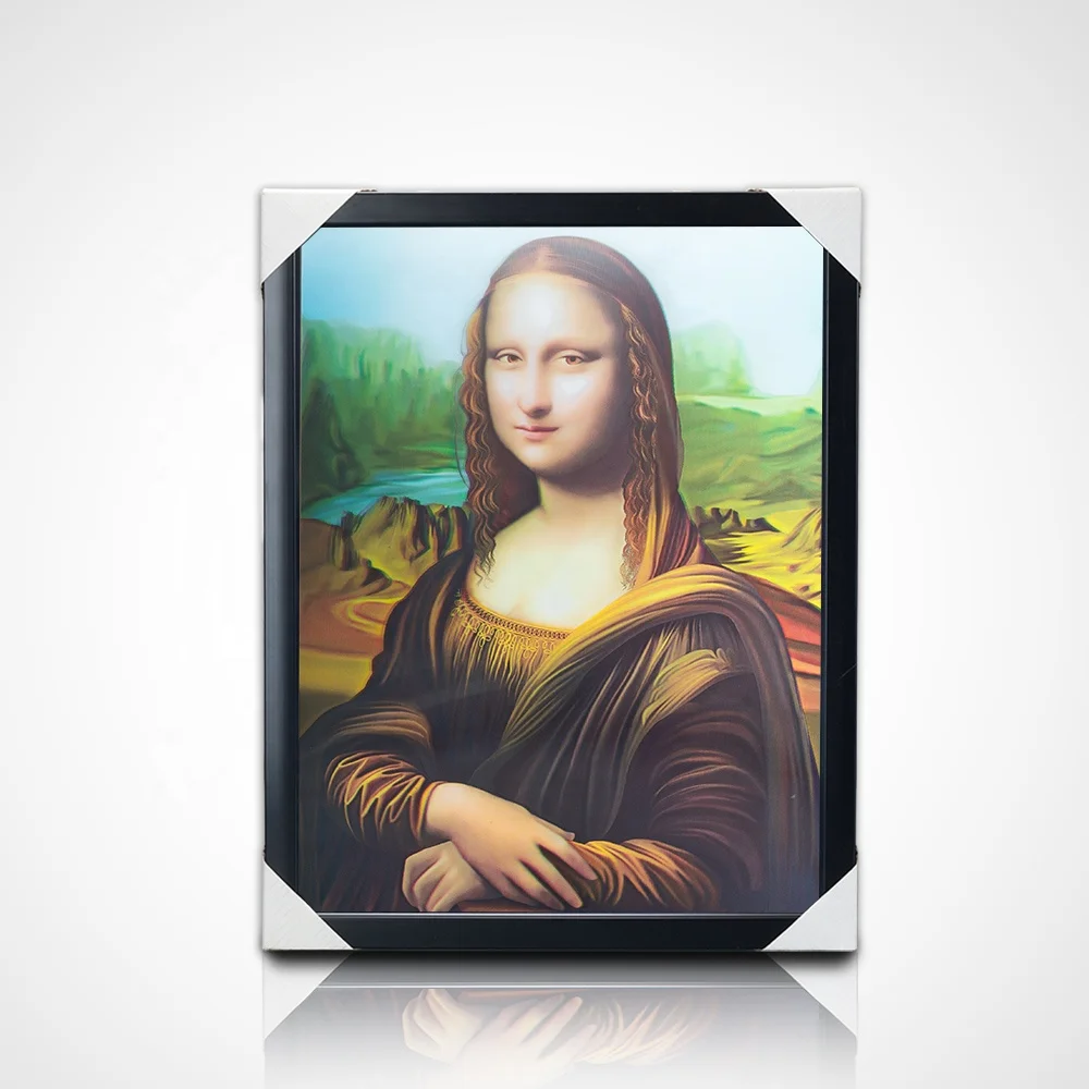 3d Lenticular Printing of Jesus with Frame for Christian 5d Religion Wall Poster