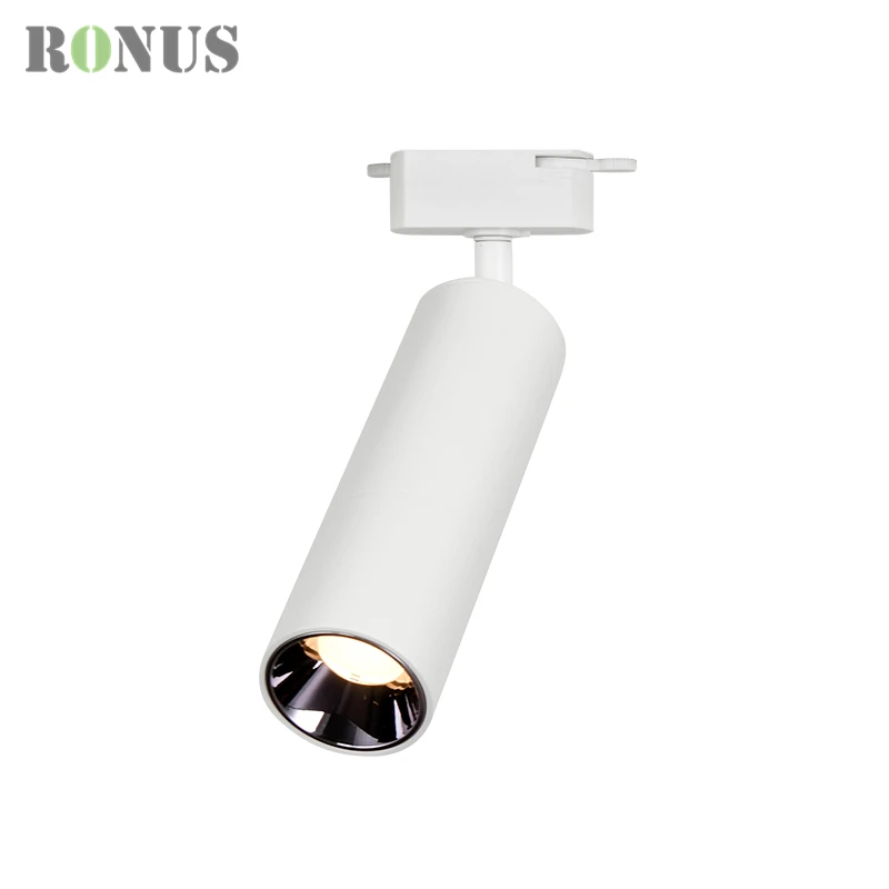 Поверхностный монтаж подвесной Тип 15 Вт светодиод COB 220 В внутренний точечный Трековый светильник потолочный светильник