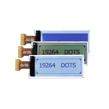 High quality 128*64 dots LCD module blue yellow white screen 12864 industrial grade dot matrix LCD display with backlight