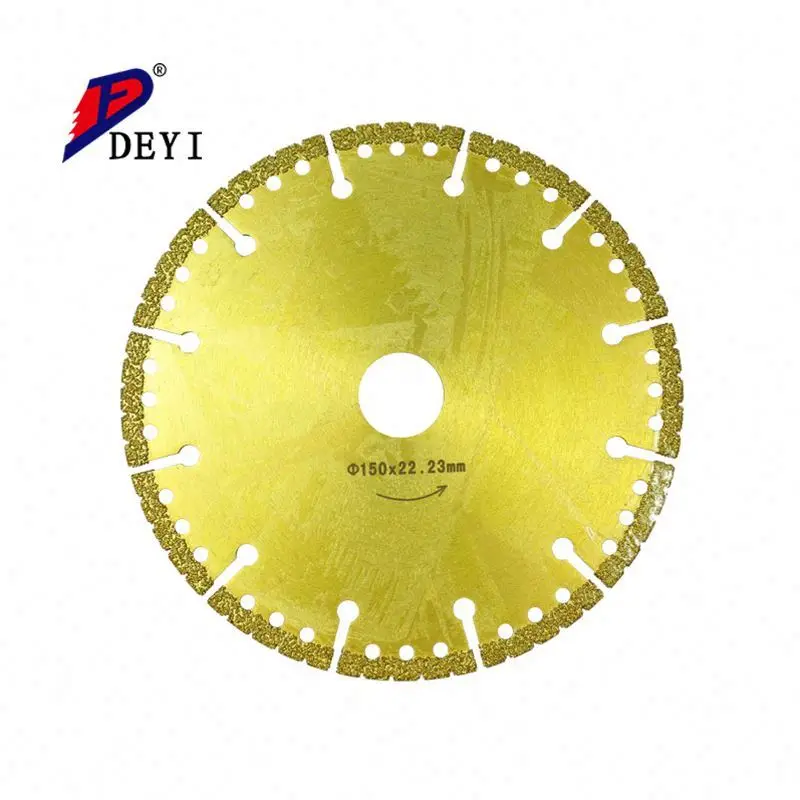 Wet/dry Abrasive Cutting Tools Disc/dick Brazed Granite Marble Diamond Ring Saw Blade for Cutting