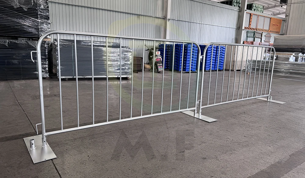 Wholesale cheap portable mobile safety traffic activity metal galvanized crowd control pedestrian security barrier supplier