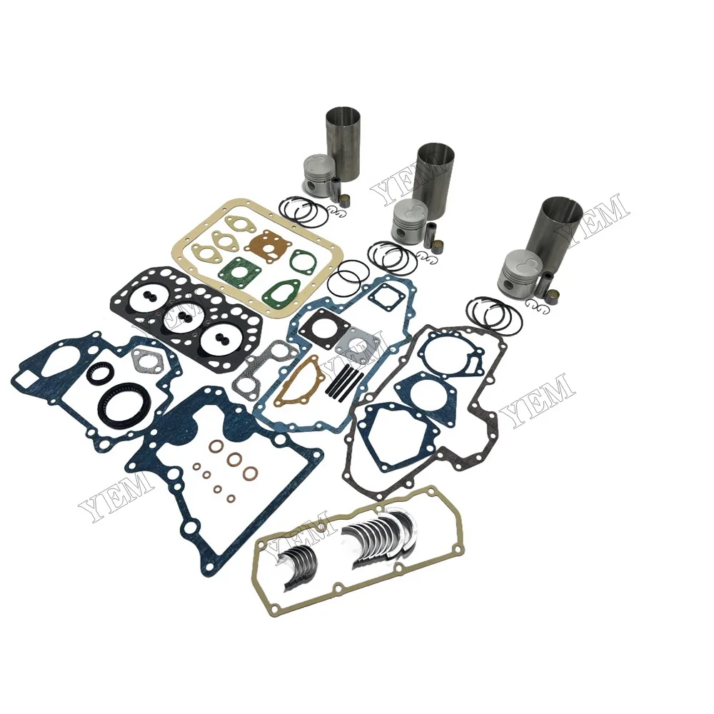Overhaul Kit With Bearing Set Fit for Mitsubishi K3H Engine 6