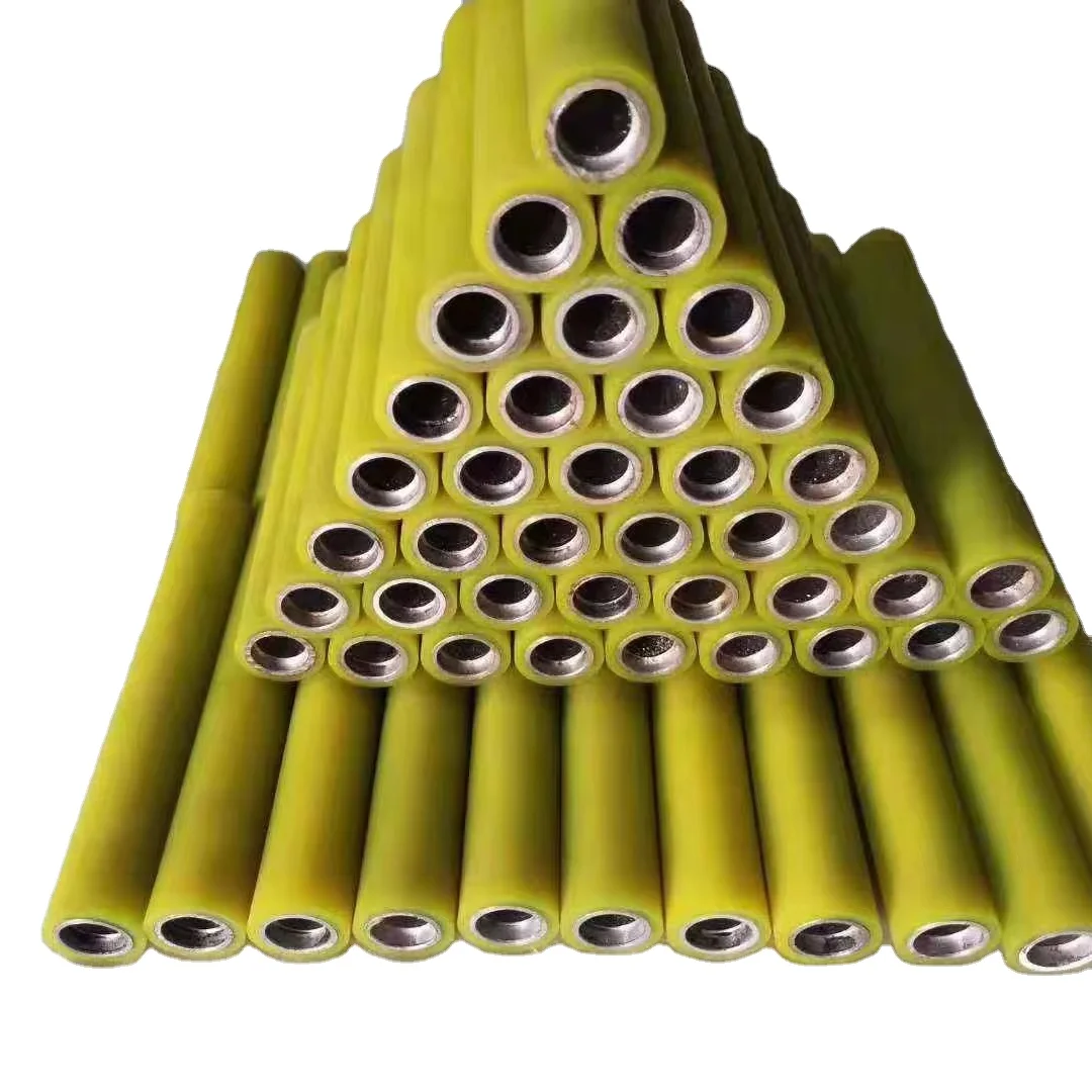 Customization PU Polyurethane Epdm Rubber Printing Roller With Metal Rod  in Stock