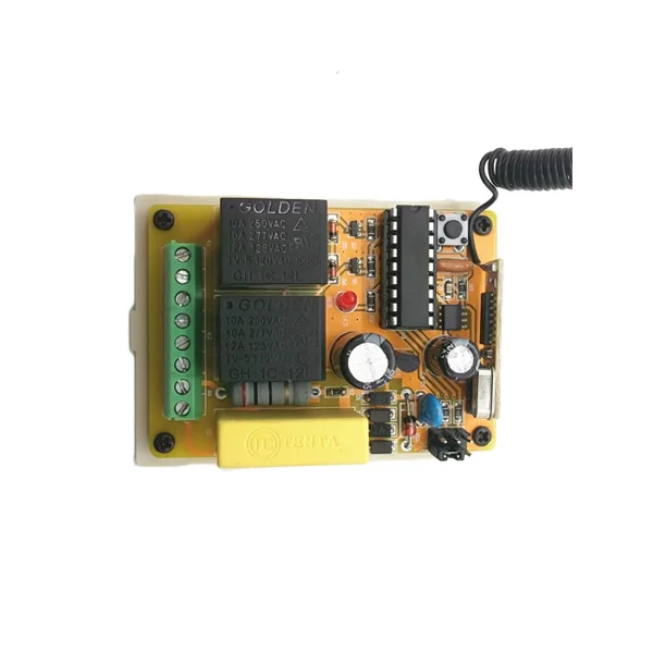 Yet402pc- 220v 315/433mhz Frequency 2 Channel Long Distance Wireless ...