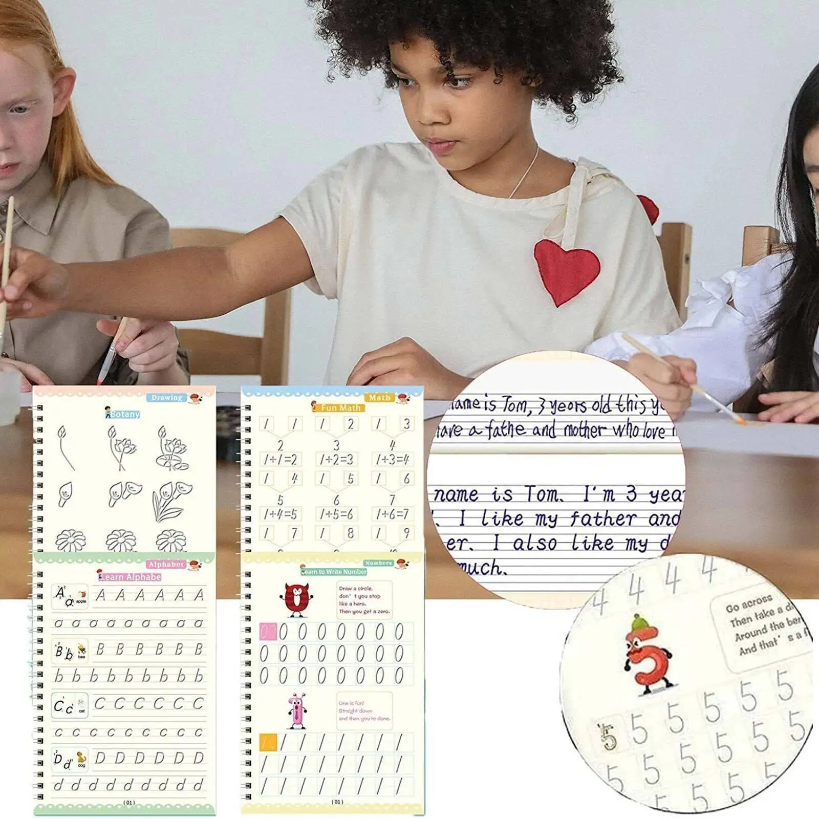 NEW GROOVD MAGIC Copybook Grooved Children's Handwriting Book