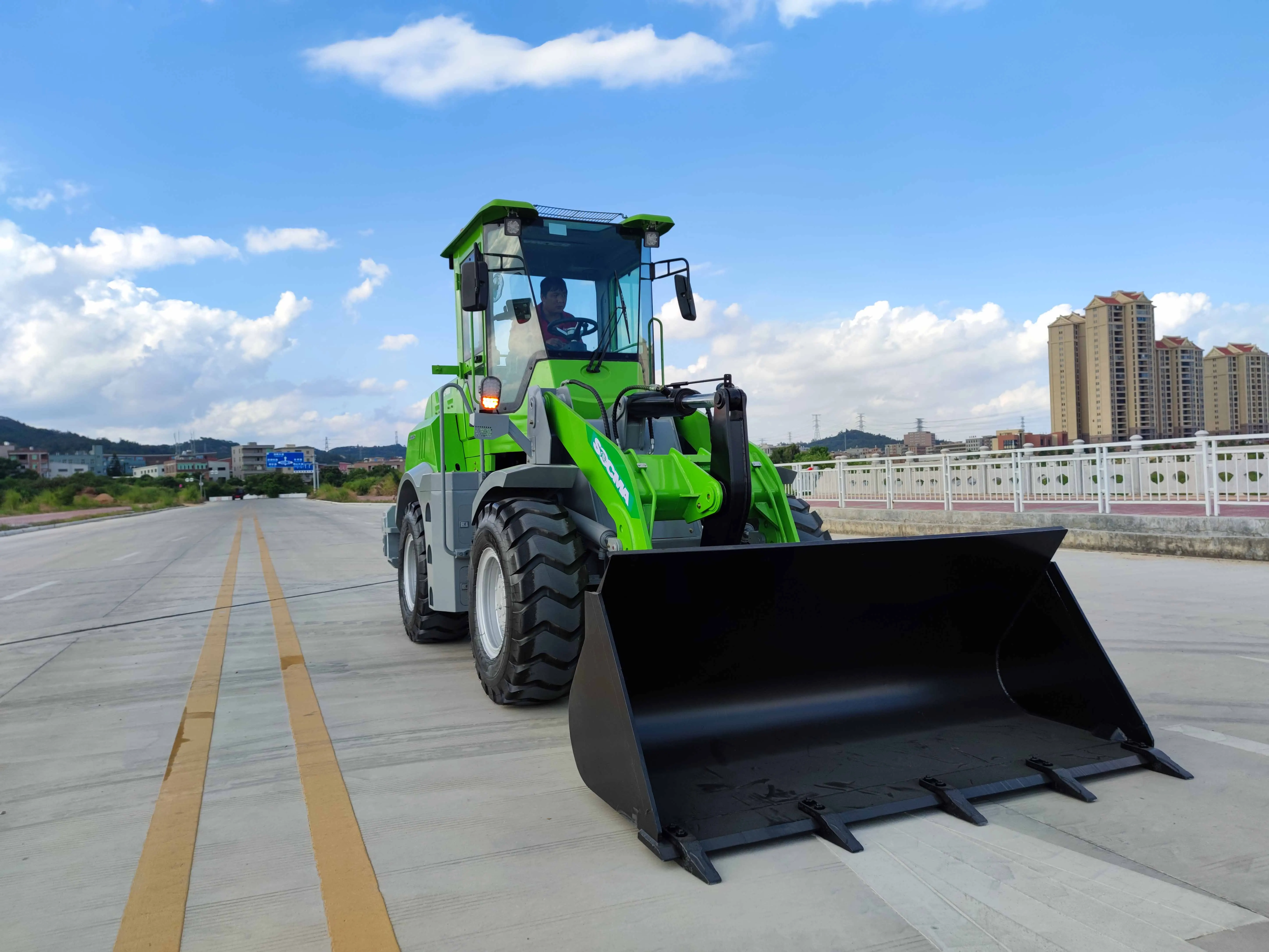 1.8t Front End Loader Electric Powered Buy Electric Front Loader,Ev