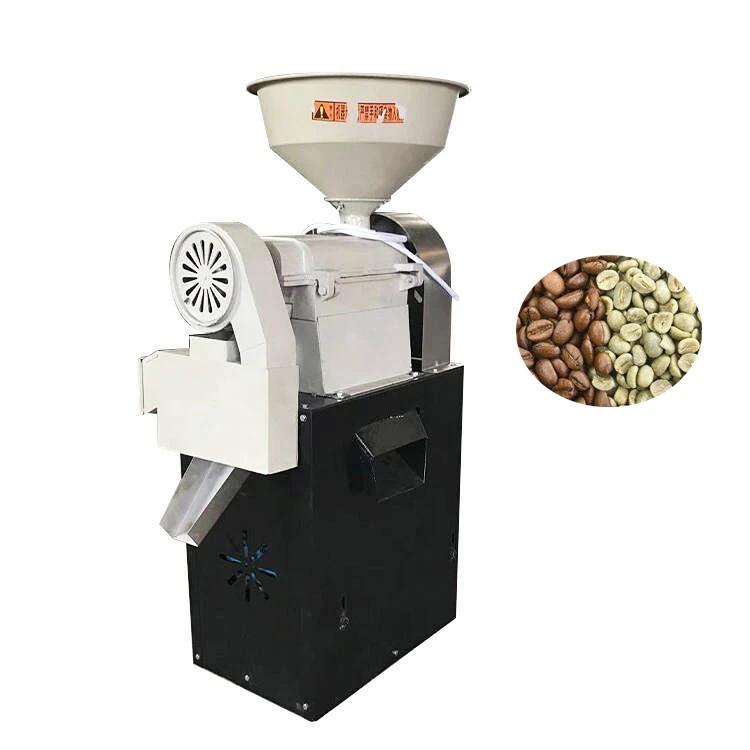 Small Automatic Dry Coffee Bean Huller Sheller Peeler Machine Coffee Bean  Husk Removing Machine