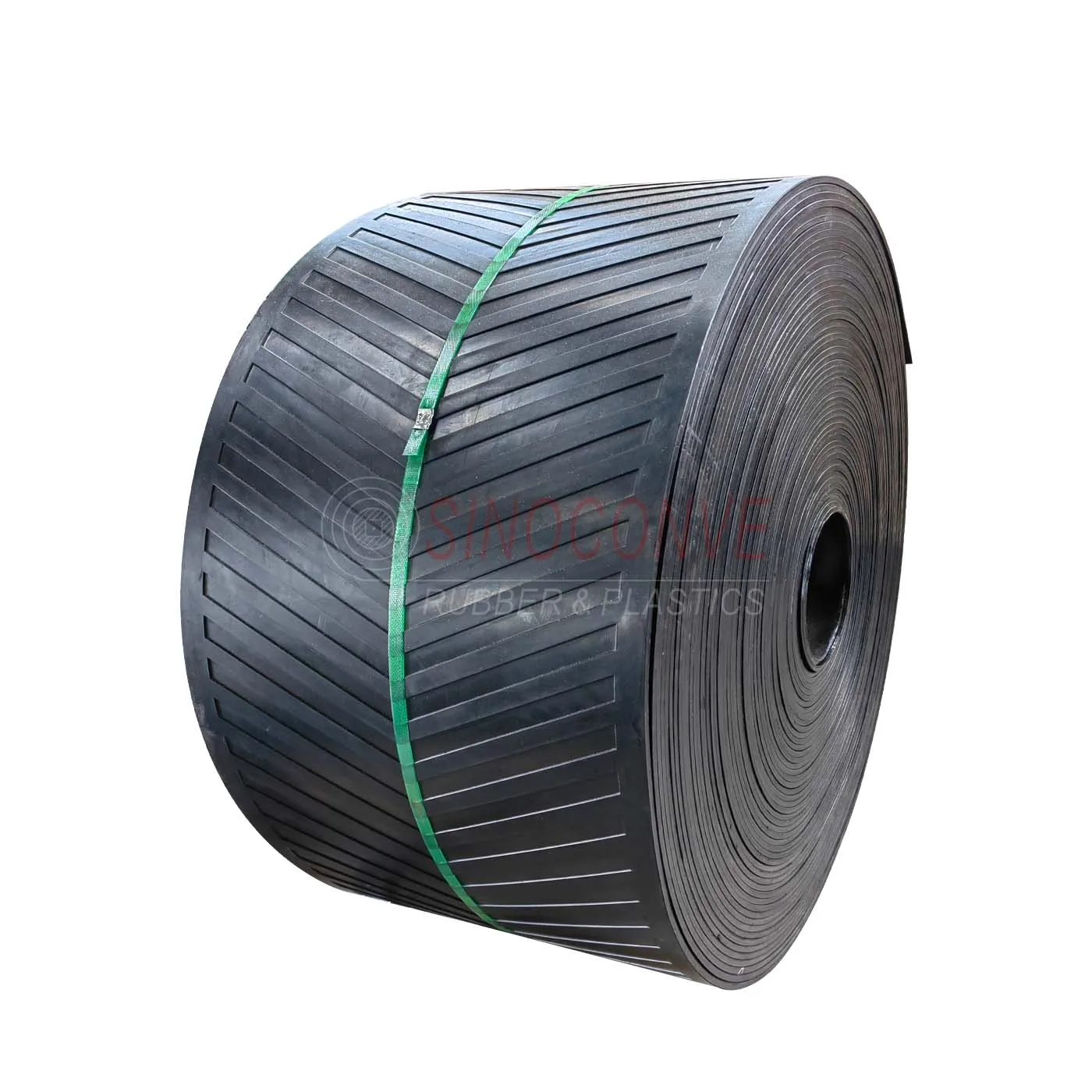 Heat Resistant EP Canvas Chevron Rubber Conveyor Belt