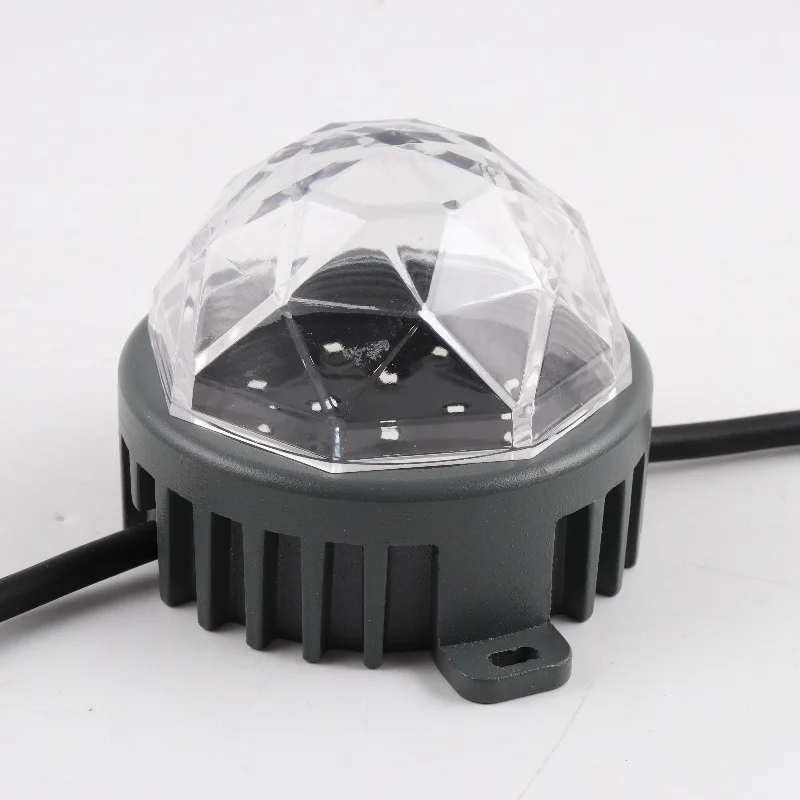 Outdoor Building Garden Landscape Lighting 100mm RGB LED Point Light 4W Epistar Chip Waterproof IP67 With PC Body