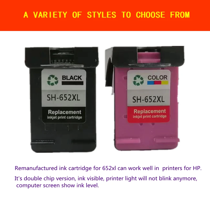 652xl Full Ink Inkjet Ink Cartridges 