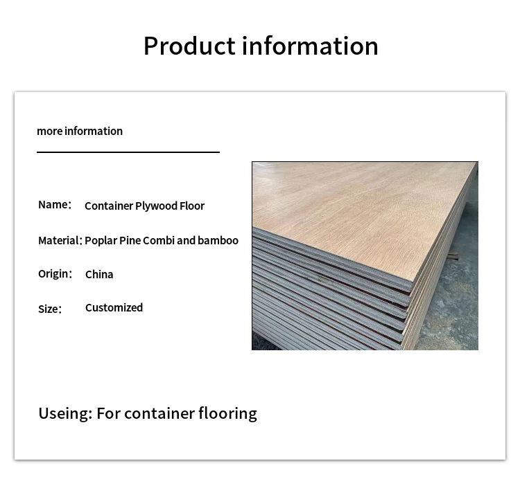 28mm Plywood Sheet For Container Floor No Warping Buy Container