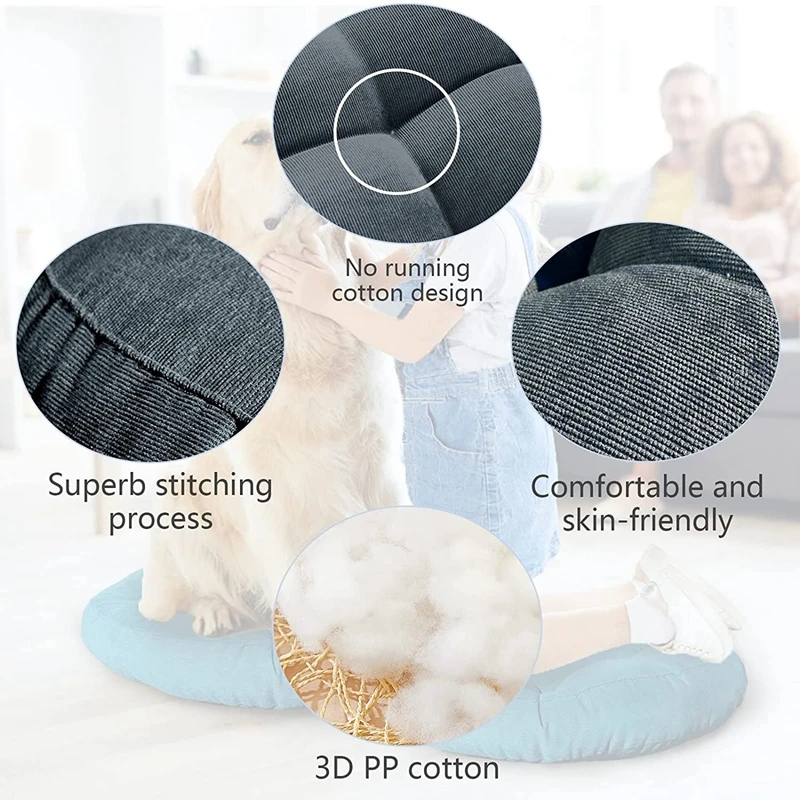 Inyahome Floor Pillow Square Meditation Pillow For Seating On Floor ...
