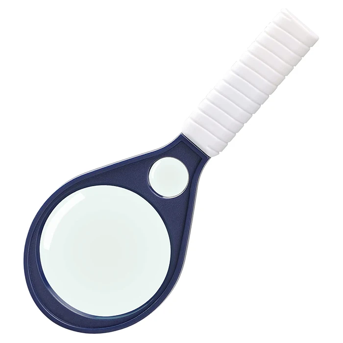 Porket Compact Portable 3X Magnifying Glass Small Colorful Regular Simple Design for Seniors Reading Made of Plastic