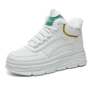 New Versatile Soft Sole Running Shoes for Women  Winter High Rise Student Thick Sole Casual Sports Shoes