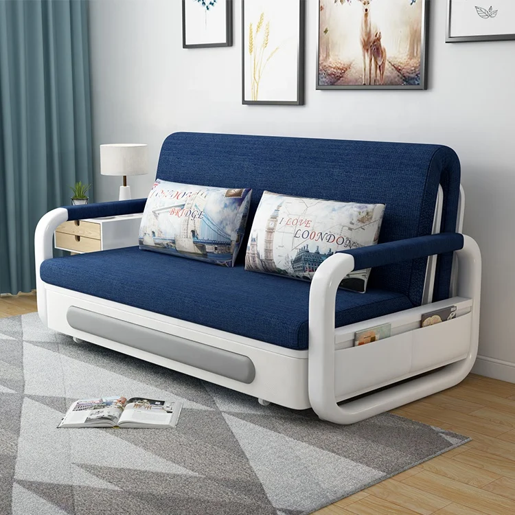 Modern Folding Sofa Cum Bed - Multifunctional Fabric Couch for