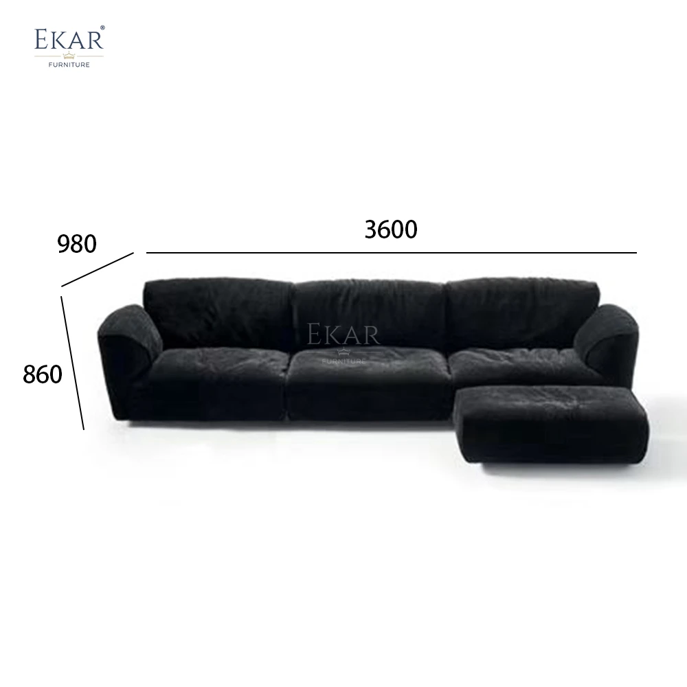 product new design high density foam sofa with armrests for ultimate comfort wholesale furniture luxury sofa-68